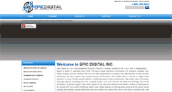 Desktop Screenshot of epicdigitalinc.com